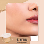 แป้งพัฟผสมรองพื้น Jovina Smooth Skin Foundation Powder SPF30 PA+++ เบลอรูขุมขน ติดทนตลอดทั้งวัน มีกันแดดในตัว