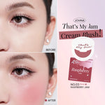 บลัชออน Jovina That’s My Jam Cream Blush Set เนื้อครีม สีชัด ติดทนนาน