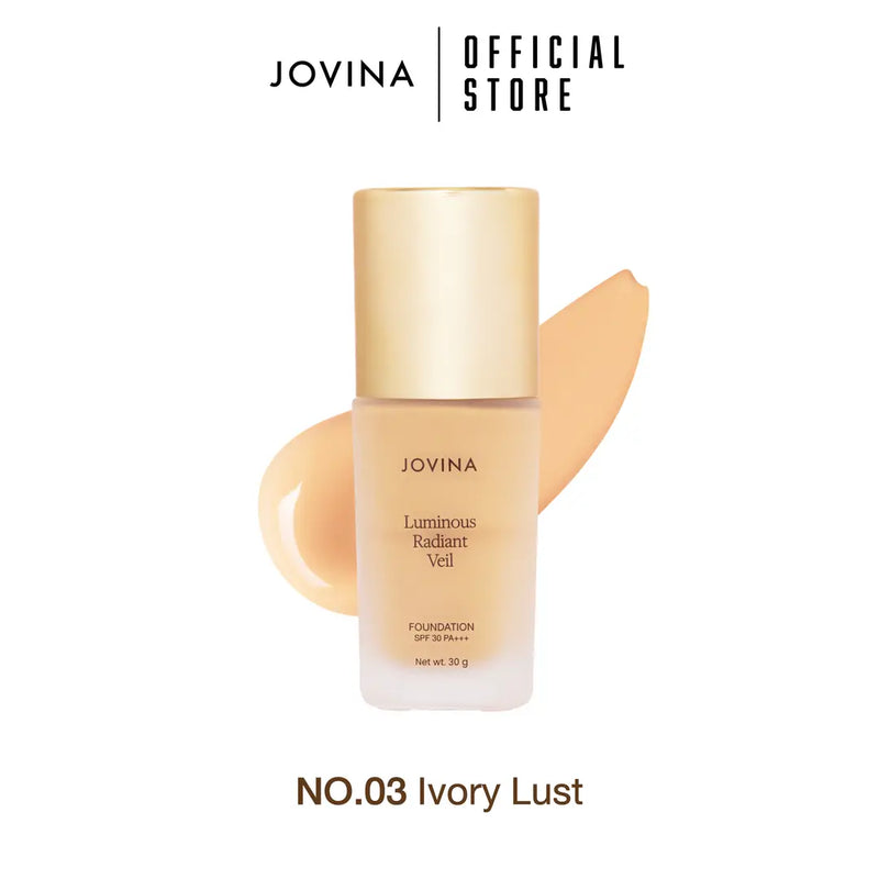 รองพื้น Jovina Luminous Foundation คุมมัน ปกปิดเนียนกริบ