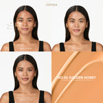 Jovina Glamorous Skin Longwear Cushion คุชชั่นดำ โจวีน่า สูตรผิว Semi-Glow SPF50+ PA+++