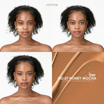 Jovina Glamorous Skin Longwear Cushion คุชชั่นดำ โจวีน่า สูตรผิว Semi-Glow SPF50+ PA+++