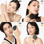 Jovina Glamorous Skin Longwear Cushion คุชชั่นดำ โจวีน่า สูตรผิว Semi-Glow SPF50+ PA+++